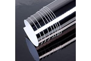 FRFJY Placage Automatique Film Couleur De La Voiture Film Automatique Chrome Miroir Vinyle Film Paquet Autocollant Forme Stretch Réfléchissant Super Brillant