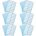 1008Pcs Small Sticky Labels Food Labels Stickers White Tiny Labels Write On Self Adhesive Removable Labels Price Stickers Label Blank File Labels for Kitchen Jars Envelope Office Folder Box(13*38Mm)