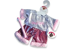 BUILD YOUR BEARS WARDROBE Costruisci la Tua 15 Pollici Cabinet Bears Rock Star Girls Band Singer Orsi Orso Peluche Abbigliamento Costruzione