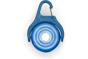 FETCH 50 Rechargeable Adventure Light | Water Resistant Bright LED Clip-On Flashing Light for Dog Walking, Running and Outdoor Activities