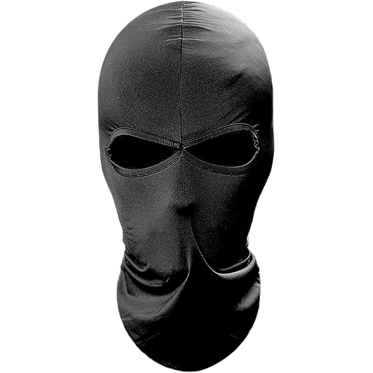 LINSOCLE 2 Pezzi Passamontagna Bianco E Nero, Passamontagna Balaclava Con 3 Fori,Skimask Per - Foto 4