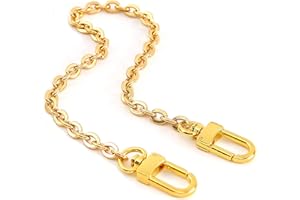 XIAZW Mini Cooper Geldbörse Kette Schulter Umhängeriemen Tasche Zubehör Charm Dekoration (Gelbes Gold, 33 cm)