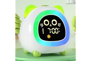 Comzler Kinderwecker mit Nachtlicht, OK to Wake Uhr für Kinder (Grün)
