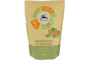 4 X 500GR ZUPPA - VELLUTATA VERDURE/LEGUMI ALCE NERO - PRODOTTI BIOLOGICI - POSSIBILITA' ORDINE MISTO (MINESTRONE VERDURE)