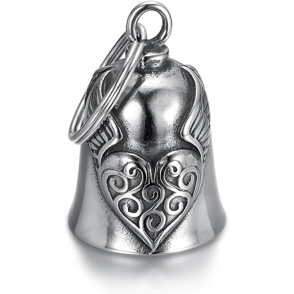 Clochette Guardian Angel Pour Moto - Acier Inoxydable - Porte-Bonheur - Anti-Gremlins