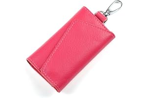 Brilliance Co Astuccio portachiavi, in pelle, con portachiavi in pelle