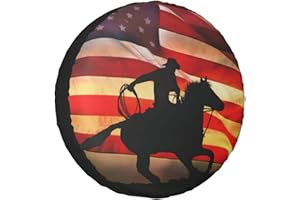 My Moreyea America - Copriruota di scorta a prova di polvere e acqua, universale, adatto per rimorchi, camper, SUV, camion, camper, accessori da viaggio, 14", 15", 40,6 cm, 17" pollici