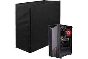 YUGUGOMO Cubierta antipolvo para CPU de computadora, Estuche protector contra el polvo para PC, Funda protectora contra el polvo para PC Protector de CPU, Protector impermeable de la cubierta del polvo del hos