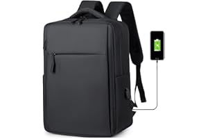 Mixroom Zaino Laptop Borsa Porta PC Portatile per Computer Custodia Notebook 15" con Attacco USB Z8