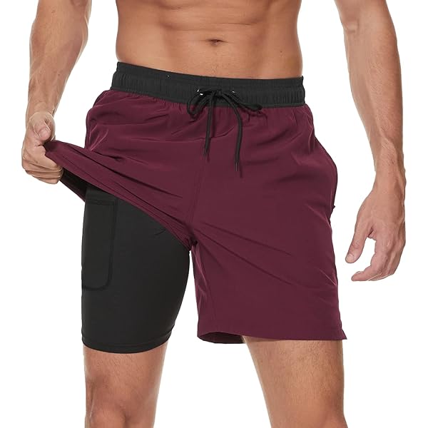 APTRO Zwemshorts voor heren, boardshorts met ritszakken, sneldrogende