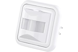revolt PIR Schalter: Automatischer Lichtschalter mit PIR-Bewegungsmelder (Bewegungsmelder Unterputz, Schalter, Lampe mit Bewegungs Melder)