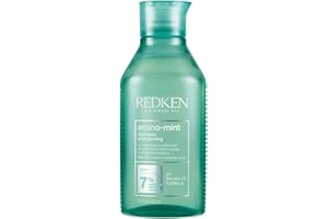 Redken | Shampoo, Con Menta Piperita per Capelli Grassi e Cuoio Capelluto Irritato, Deterge e Rinfresca le Radici Senza Appesantire, Amino Mint