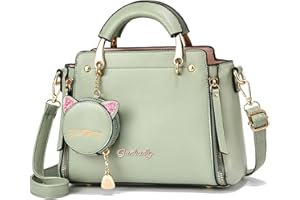 NICOLE & DORIS Borse Donna Tracolla Piccola Borsa Crossbody Borse a Spalla di Pelle PU Versatile Borse Messenger Pochette Donna Con Portafoglio Verde