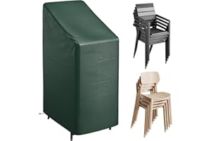 WOLTU Housse de Protection pour Salon de Jardin, Bâche Extérieure pour Meubles de Jardin, 65x65x120/80cm, Anti-UV Imperméable, Indéchirable, Résistance au Froid,Vert