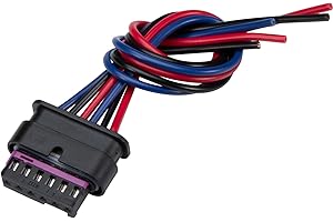 EFFITNEE FanPaYY Kit de réparation de faisceau de feu arrière compatible avec Mini Cooper F55 F56 F57, prise de connecteur de faisceau à 6 broches 63217361305
