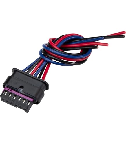 EMagTech Connecteur Électrique 6 Broches Feu Arrière BMW - Compatible Série 1 2 3 4 F20 F30 Etc. - 61132359993