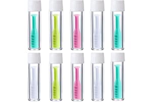 TCNZDY 10 Stücke Kontaktlinsen Einsetzhilfe, Silikon Kontaktlinsen Sauger Weiche Linsen, Harte Tragen Kosmetischen Kontaktlinsen Schön Machen, Geeignet für Alle Arten Von Kosmetischen Kontaktlinsen