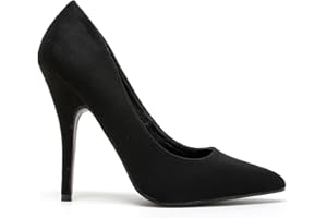 Gizelle Women Stiletto High Heel Pointed Pumps Ladies Party Clubbing Work Court Shoes Size 3-12