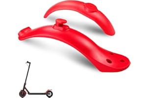 Gleamydot Garde Boue Avant et Arrière Trottinette Electrique pour Xiaomi M365/M365 Pro Accessoire de Remplacement de Scooter Electrique (rouge)