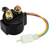 Cyleto Motorcycle Starter Solenoid Relay For GY6 Engine 50cc-250cc ATV, Dirt Bike, Scooter, Go Kart (Fits Honda, Yamaha, Polaris & More)