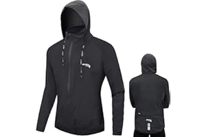 Brisk Bike veste pluie coupe vent homme et Femmes veste imperméable Veste respirante & ultra légère