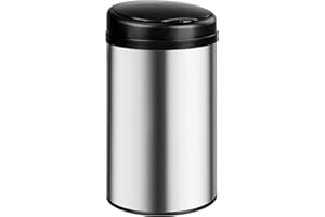 T-LOVENDO.ES T-LoVendo Cubo de basura Automático Cocina 30 litros. Sensor de movimiento inteligente. Acero INOX. Funciona con Pilas o Cable. Ideal Cocina, Baño, Wc u Oficina.