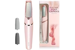 Nuve Smooth Pedicure Wand, Electric Callus Remover for Feet, Portable Smooth Pedicure Stick, Callus Removal Tool, Waterproof, for Treating Dry Cracked Heels, Calluses and Dead Skin.