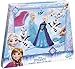 Totum Frozen Bastel-Set, Bügelperlen-Bilder mit zwei verschiedenen Eiskönigin-Motiven (Elsa, Olaf), Stickern und Steckplatten, Geschenk für Mädchen