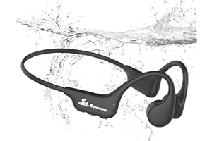 ANSTEN Kopfhörer Schwimmen,IPX8 wasserdichte Kopfhörer Schwimmen mit MP3-Player 32GB Speicher, Knochenschall KopfhöRer Bluetooth 5.4 für Laufen,Radfahren,Surfen