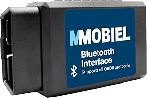 ‎MMOBIEL MMOBIEL Bezprzewodowy Skaner OBD2 Bluetooth - Kompatybilny z iPhone, iOS, iPad i Android - Skaner Diagnostyczny - Sprawdzanie Kodów Silnika z Elepszonymi Funkcjami V2.1