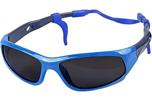 besbomig Kids Polarised Sunglasses Unbreakable Kids Sport Sunglasses UV 400 Protection Flexible Outdoor Kids Cycling Glasses Eyewear For Boys Girls Age 2-12