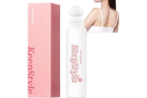 OUXING Roll on Skin Adhesive,Clear Liquid Adhesive,Body Tape for Clothes,Skin-Friendly Formula,for Compression Stockings,Non Slip Glue,Invisible Low Collar Strap Fixing,Skin Glue,Body Glue for Women,10g