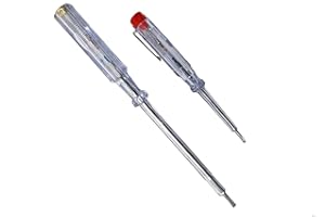 TP TRADEPROVIDER Voltage Tester, 2 Pieces, 110V - 250V Circuit Voltage Tester Pen, Electric Pen Tester, Voltage Tester Screwdriver, Electrical Wire Mains Tester, Electricity Detector, by TradeProvider®