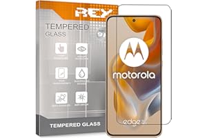 REY (2 sztuki) 3D Oraniacza Ekranu do MOTOROLA EDGE 50 NEO, Czarny, szkło hartowane folia ochronna, 3D / 4D / 5D