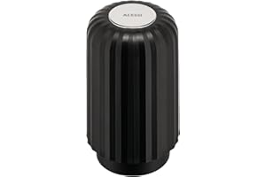 Alessi Plissé MDL20 B - Svuota Capsule per Capsule Compatibili con Macchine Nespresso e Vertuo, in Resina Termoplastica, Diametro 8.3 cm, Nero