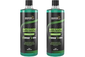 Diamond Shine System Interior Car Cleaner (500 mL 2-Pack Refill) - Car Multi-Surface Cleaner and Car Dashboard Cleaner - Interior Car Cleaning Kit for Upholstery and Dash