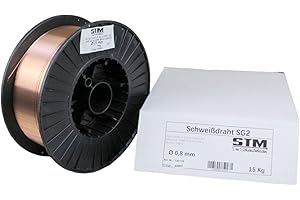 HYUNDAI WELDING Schutzgas Schweißdraht Stahldraht SG2 0,8 mm CO2 G3Si1 MIG/MAG 15kg K300