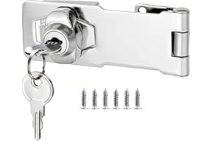 Litensh Cerradura de cerrojo para puerta con diferentes llaves, cerradura de cajón y armario, cerrojo con llave, cerradura con llave para gabinete, muebles, buzón, armario,3 pulgadas