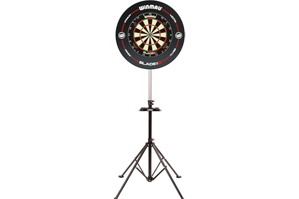 WINMAU Xtreme 2.0 Support pour Cible de fléchettes – Portable, réglable & autoportant Système de Montage sur trépied – Accessoire Professionnel pour fléchettes – Compatible Toutes Les cibles Winmau