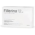 Fillerina 12 Densifying-Filler – Intensive Anti-Aging Treatment Grade 3 (2x30ml) | Restores Volume, Reduces Wrinkles & Skin Laxity | Hyaluronic Acid, Collagen & Elastin | For Advanced Signs of Aging