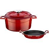 LAVA Yuvarlak D&ouml;k&uuml;m 24cm Trendy Serisi Tencere & D&ouml;k&uuml;m 20cm Sahan Set - Şef Standartlarında Premium Set