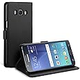 Simpeak Flip Cover Compatibile per Samsung Galaxy J5 2016 5.2 Pollice, Nero PU Portafoglio Pelle Stand Flip Custodia Cover Co