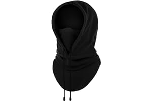 FEIKELUN Balaclava Ski Mask Snood Thermal Balaclavas for Men Winter Neck Warmer Women Snoods Windproof Fleece Hood Face Cover Hat Neck Gaiter for Motorcycle Fishing Walking Hiking Outdoor Sports