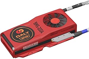DALY Smart BMS con controllo wireless Bluetooth UART RS485 CAN Ventola di raffreddamento 4S 12V 200A Scheda di protezione batteria al litio ferro fosfato LiFePO4 con sensore di temperatura BMS 12V
