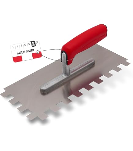 Hanroy 2-Piece Stainless Steel Venetian Plaster Trowel Set – Professional Finishing Hand Tools With Ergonomic Comfort Grip