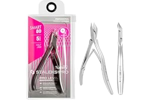 STALEKS PRO for Natury Nails Professional Cuticle Pliers 5 mm Stainless Steel Smart 80-5