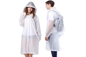 YANKUIRUI Regenponcho Regenmantel für Damen Herren 2 Stück, Regenbekleidung Regencape Regenjacke Wasserdicht für Disney, Wandern, Radfahren, Camping und Reisen