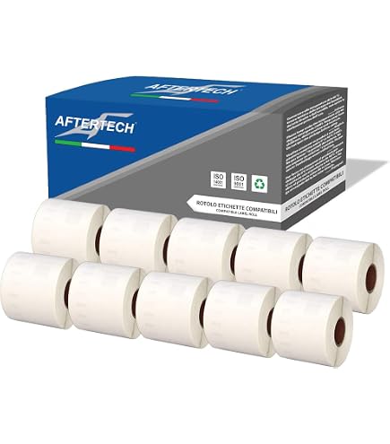Printing Saver 5x Étiquettes Compatibles 11353 12x24mm (1000 Par Rouleau) Pour Dymo LabelWriter Et Seiko SLP