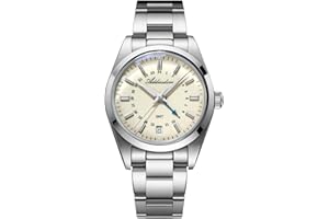 ADDIESDIVE 36 MM Petit Cadran GMT Montre Homme Diver Étanche 100 M Ronda 515-24H Acier Inoxydable