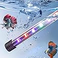 ANIMAUX Quanlong (T4-500B) Submersible Aquarium LED Light for Fish Tank 2 Feet (50-60CM) | WRGB Multi Colour with 3 Mode | Under Water LED Lamp with 80% Energy Saving (Length - 48.5CM/7W)